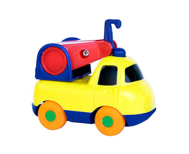 istock Car Trailers toy isolated on white background 492547292