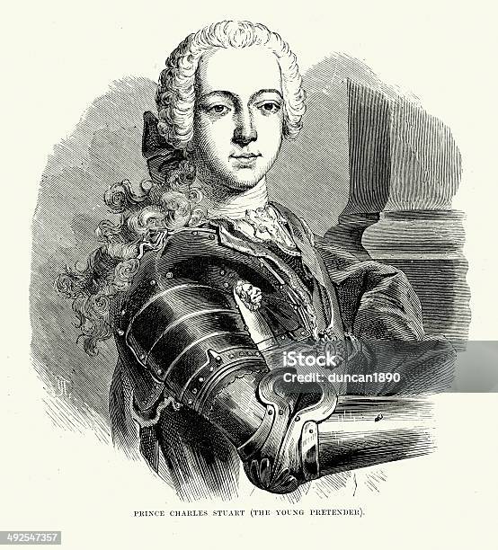 Charles Edward Stuart Stock Vektor Art und mehr Bilder von 18. Jahrhundert - 18. Jahrhundert, Alt, Altertümlich