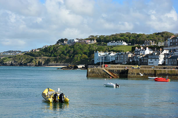 istock Boats in St Ives Harbour 492547639