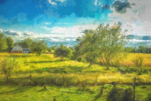 istock Grandparents Farm 492548078