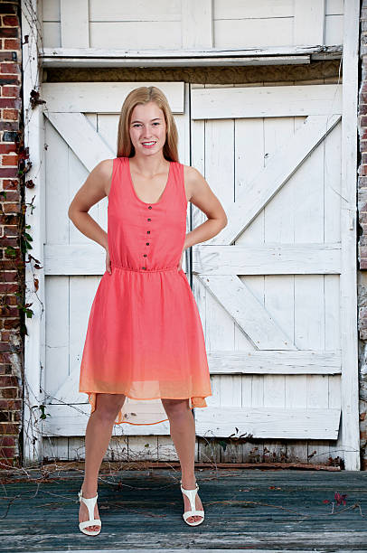 istock Beautiful Woman in a dress 492548355