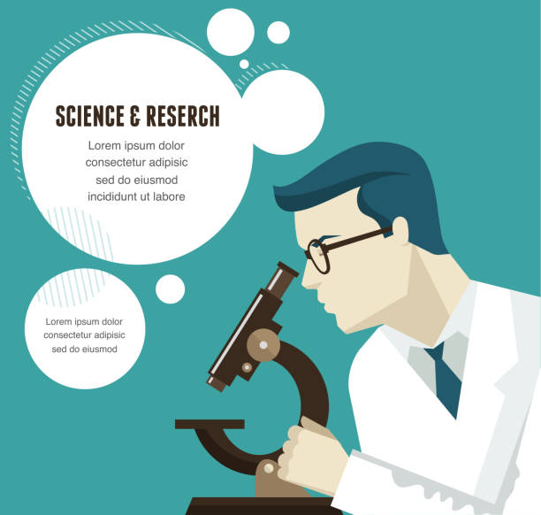 research, bio technologii i nauki infographic - medical research medicine laboratory computer graphic stock illustrations