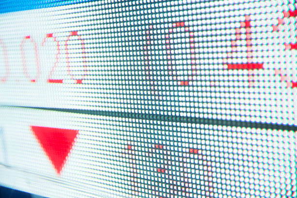 istock Financial data on a monitor 492549001