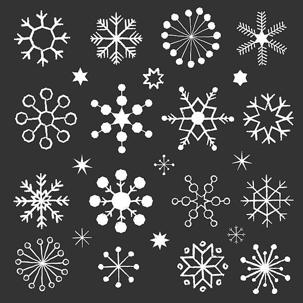 Snowflake Chalk 330+ Snowflake Chalk Blackboard Sketch Stock Illustrations, Royalty ...