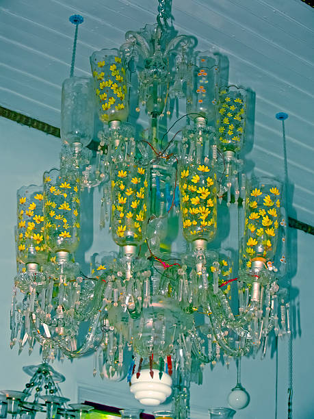 istock Old, Antique Lamp-shed at Cochin Synagogue, Kochi 492552578