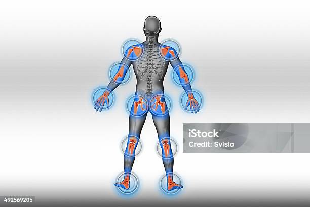 Joints Pain Trauma Stock Photo - Download Image Now - Joint - Body Part, The Human Body, Adult