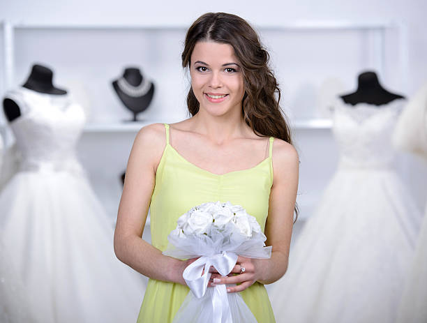 istock Buying Wedding Dress 492569331