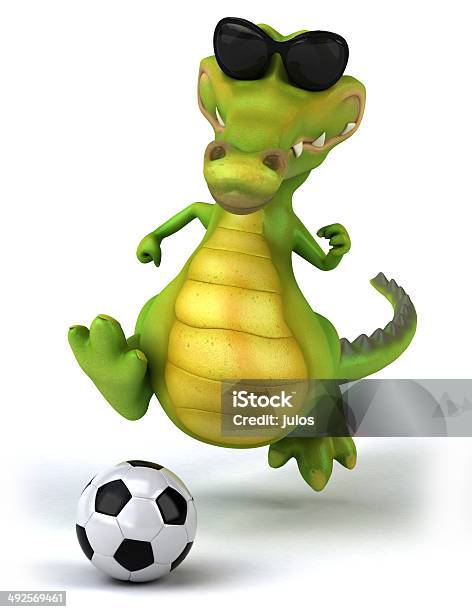 Fun Crocodile Stock Photo - Download Image Now - Animal, Animal Teeth, Cartoon