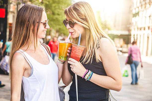 istock Young people enjoying Bubble Tea - CNEUFOO210 492571215