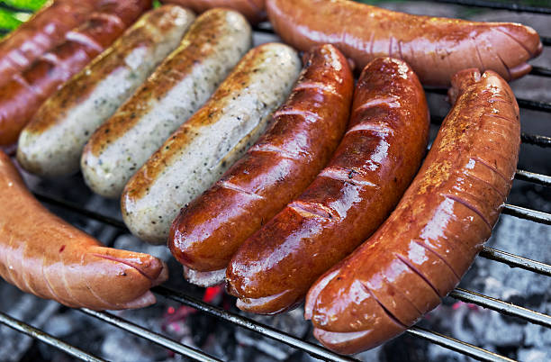 istock Grilling Sausages on barbecue grill 492571317