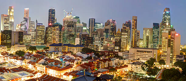 istock Evening Cityscape Singapore Tanjong Pagar 492572043