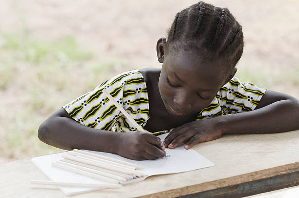 istock Learning for a Better Future: African Black Girl Studying School 492572318