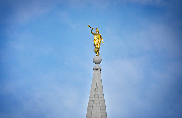 anjo moroni - mormon imagens e fotografias de stock