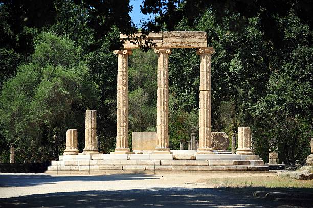 istock Remains of the Phillippeion, Olympia 492575389