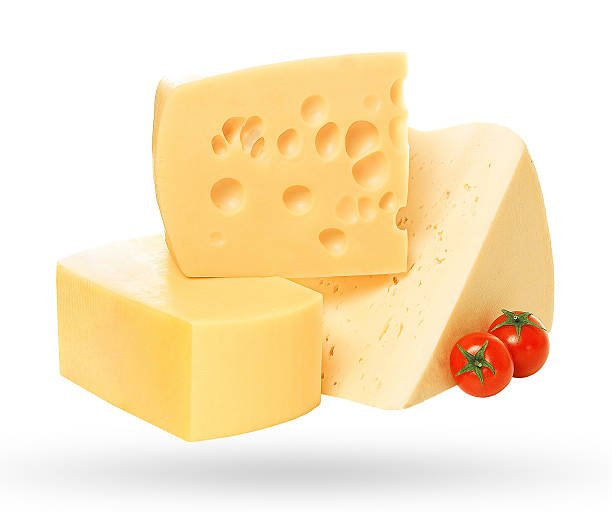 istock Variety of cheese on white background 492575548
