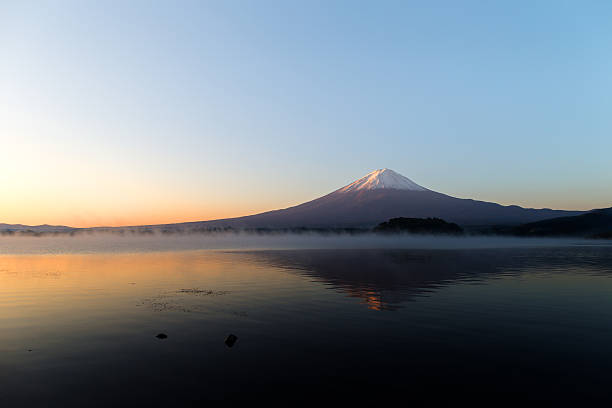 istock Mt. Fuji from morning beautiful Kawaguchiko lake 492576351
