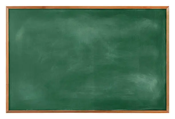 Photo of Textured Blackboard with a Brown Border