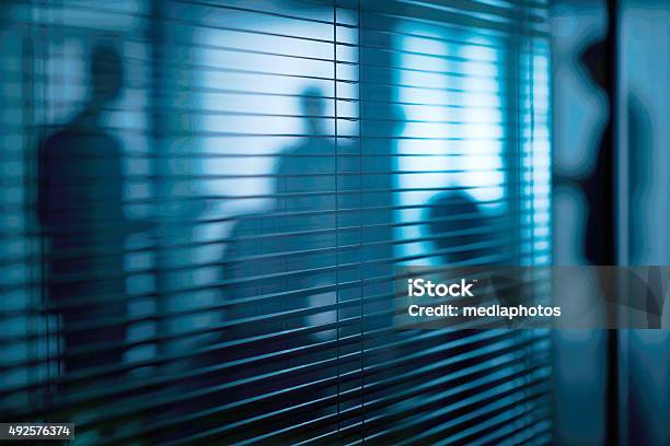 Secret Meeting Stock Photo - Download Image Now - Conspiracy, Meeting, Dark