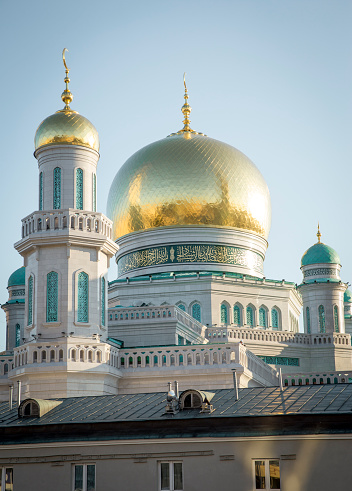 The largest and highest mosque in Europe - Moscow city, Russia