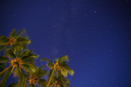 Star-gazing in Hawaii.