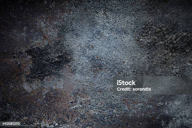 Dark Rusty Metal Surface Stock Photo - Download Image Now - Metal, Backgrounds, Textured