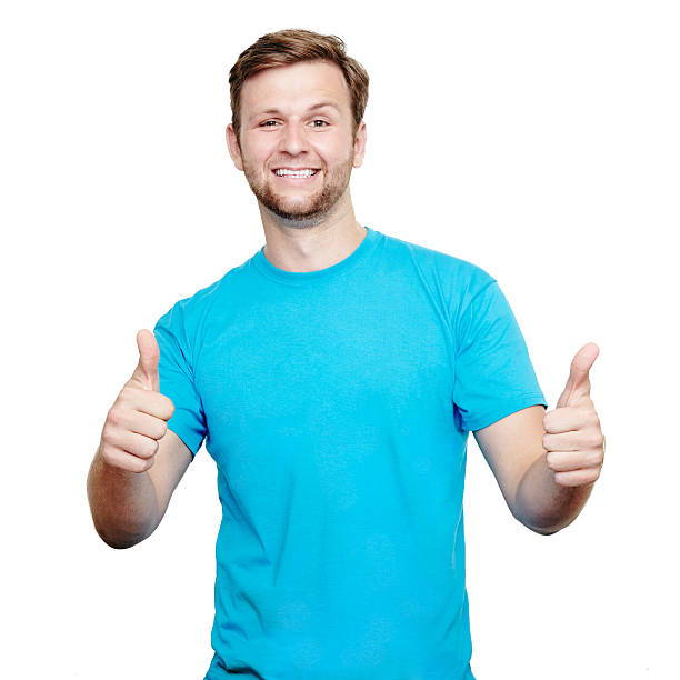 istock Smiling young man showing thumbs up 492581552