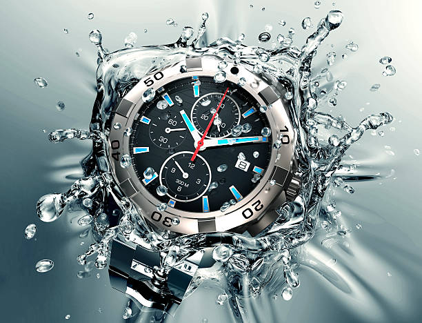istock wristwatch splashing into water 492581632