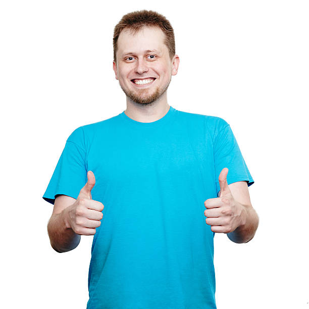 istock Smiling young man showing thumbs up 492581742