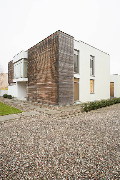 istock Facade of single family house 492581850