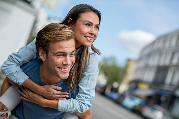 istock Loving couple having fun outdoors 492582274