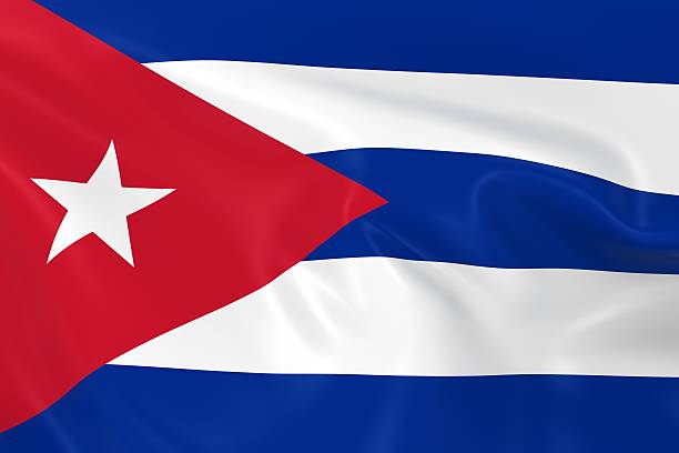 istock Waving Flag of Cuba 492583292