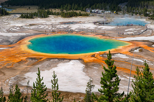 istock Grand Prismatic Spring, Yellowstone National Park, Wyoming 492584576