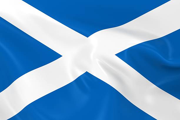 istock Waving Flag of Scotland 492585260
