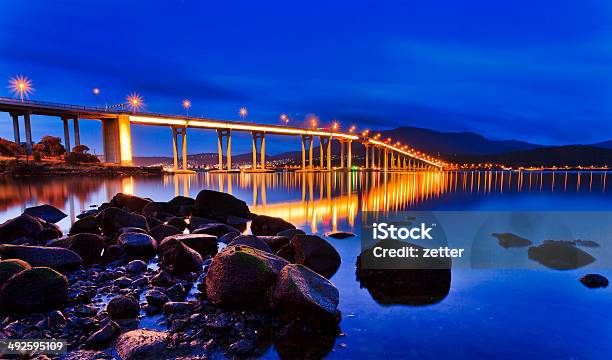 Tasman Bridge Side Rise Stock Photo - Download Image Now - Bridge - Built Structure, Hobart - Tasmania, Tasmania