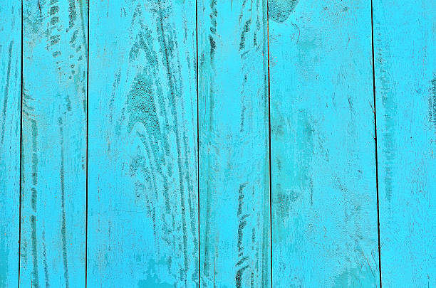 istock wooden background, blue planks in a row with grunge surface 492595299