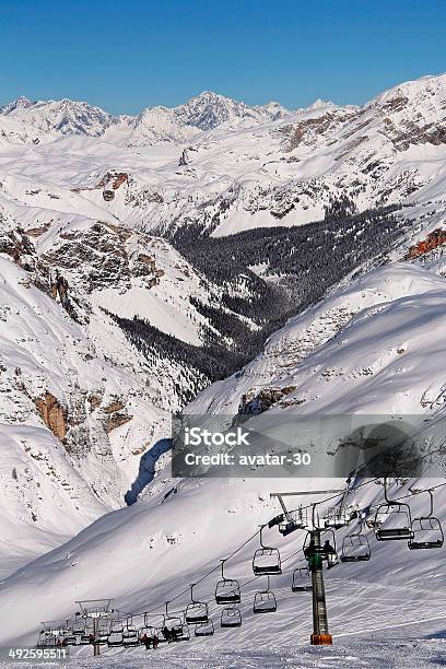 Mountain And Snow Stock Photo - Download Image Now - Cortina D'Ampezzo, Snow, Arts Culture and Entertainment