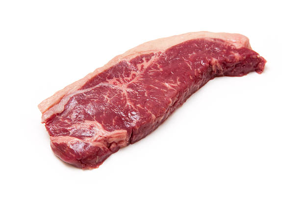 istock Sirloin steak isolated on a white studio background. 492596633