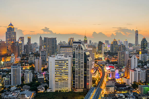 istock Bangkok Central Business District (CBD) at night 492596931