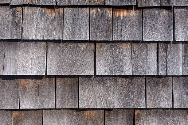 istock rows of old wood shingles 492598818