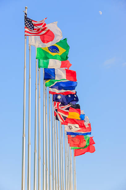 複数の国旗 - multi national ストックフォトと画像