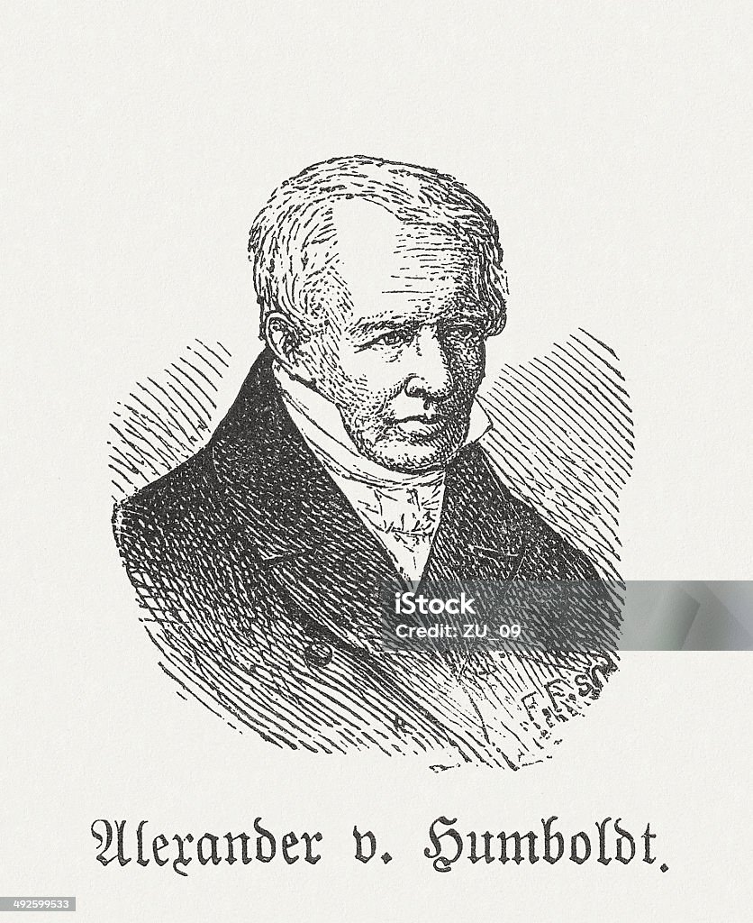 Humboldt - Lizenzfrei Alexander von Humboldt Stock-Illustration