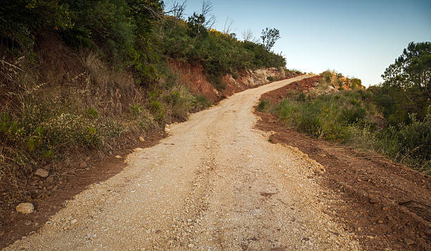 istock Rural road goes up on the mountain in Montenegro 492601404