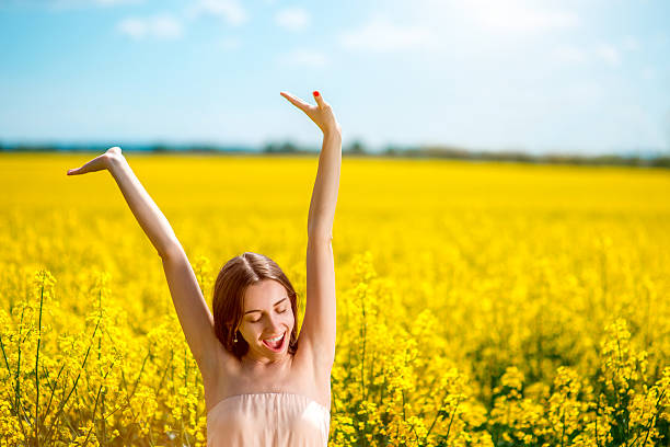 istock Healthy young woman outdoors. Countryside. 492601767