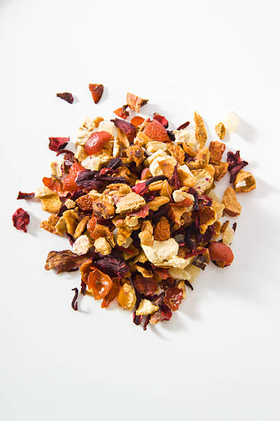 istock Tea blend, peach apricot tea, hibiscus, apple, elder flavour 492603976