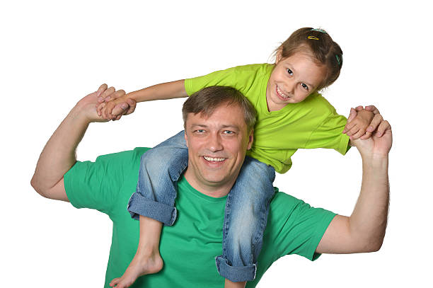 istock Father with cute little daughter 492604494
