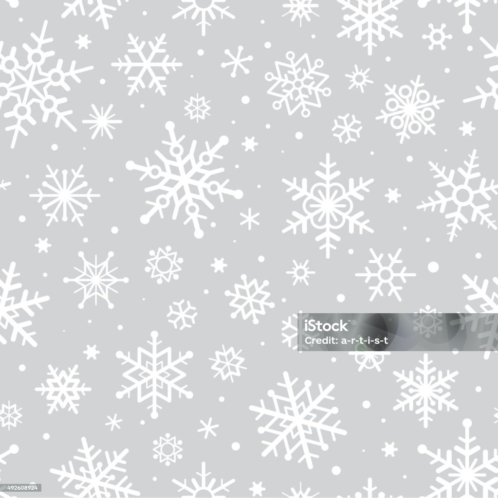 Snow Fall Pattern Snowflakes Pattern Stock Illustration - Download Image Now - Snowflake ...