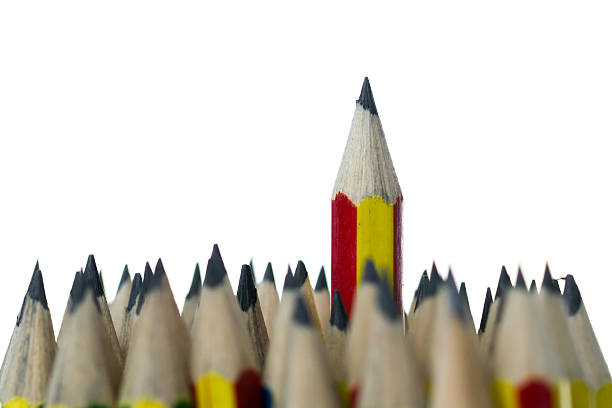 istock Abstract background of pencils 492611260