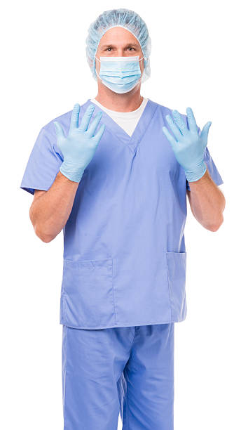 istock Man Doctor Nurse Hospital Worker on White 492618168