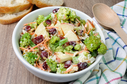 istock Broccoli salad with chicken 492618466