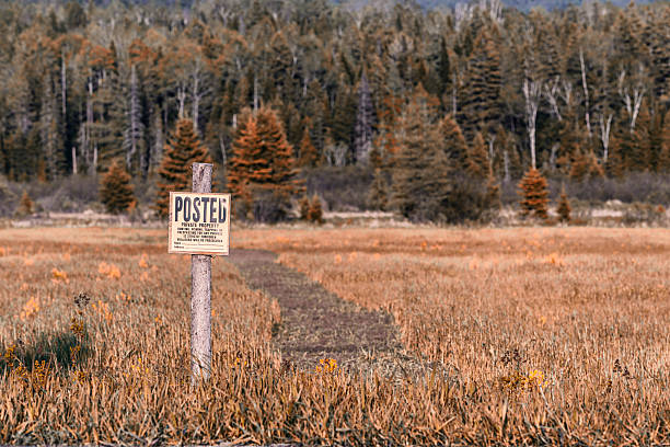 istock POSTED Private Property Sign 492620164